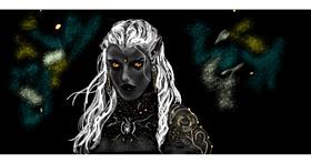 Drawing of Witch by Chaching
