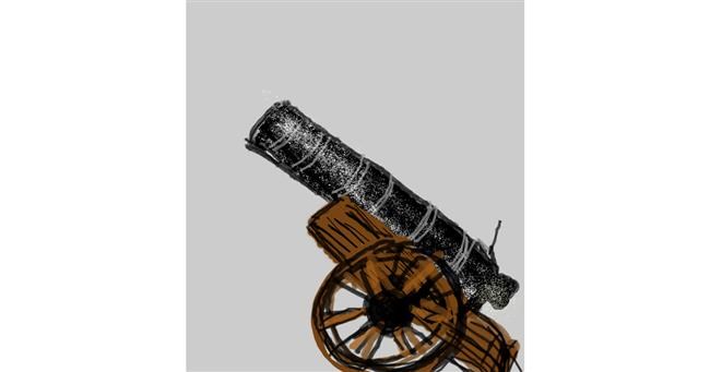 Kanone-Zeichnung von Eclat de Lune