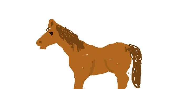 Drawing of Horse by Firsttry