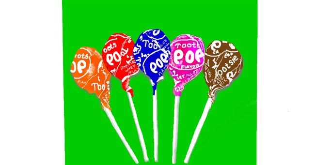 Drawing of Lollipop by GJP