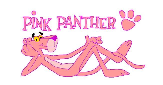 Pink Panther-Zeichnung von Unknown