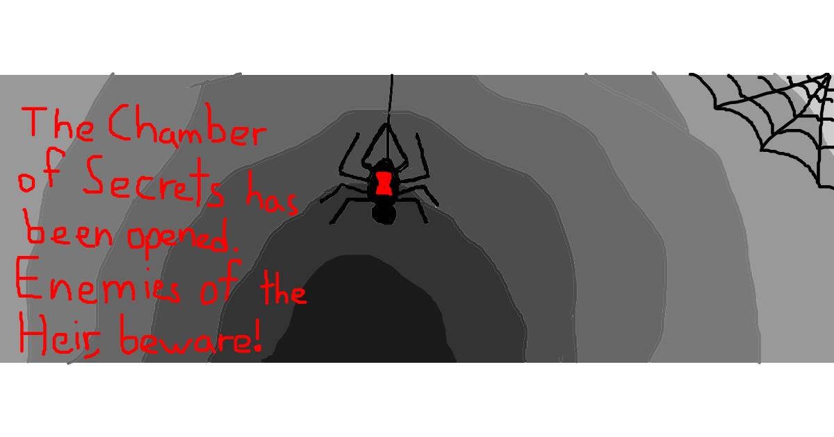 Drawing of Spider by Jackie