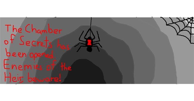 Drawing of Spider by Jackie