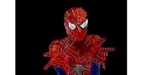 Drawing of Spiderman by Jan