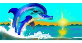 Drawing of Dolphin by justme❤️