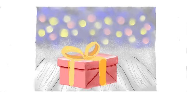 Drawing of Present by Clau