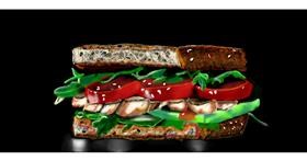 Drawing of Sandwich by Chaching