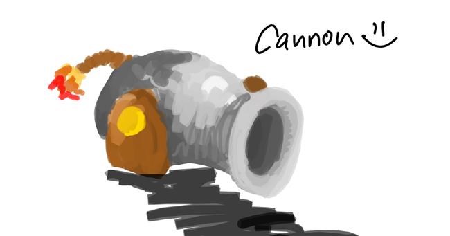 Drawing of Cannon by blah