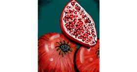 Drawing of Pomegranate by 🌌Mom💕E🌌