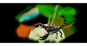 Drawing of Scorpion by Çhåching