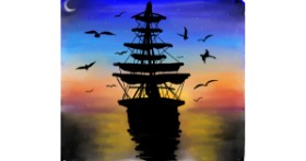 Drawing of Boat by RadiouChka🍉