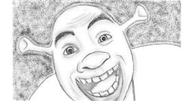 Drawing of Shrek by Lauren