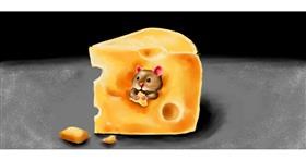 Drawing of Cheese by DREADVOID