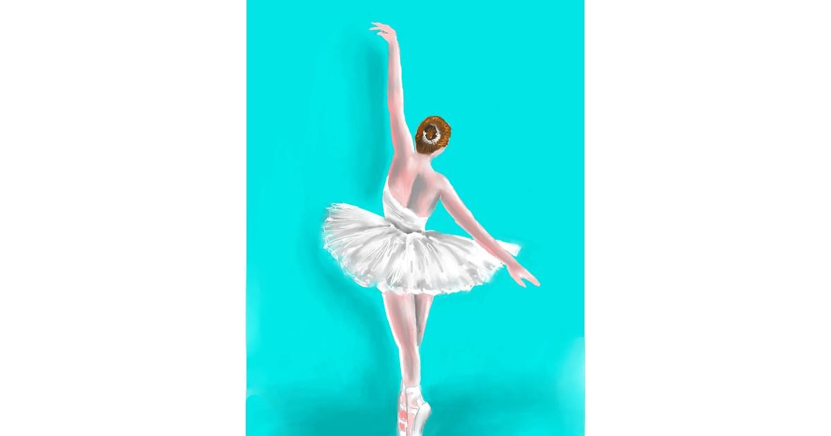 Drawing of Ballerina by Vinci