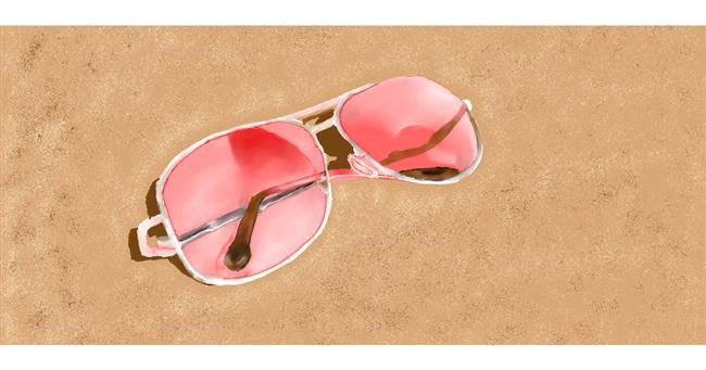 Sonnenbrille-Zeichnung von Kim