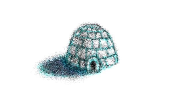 Drawing of Igloo by Warren
