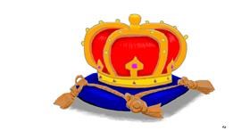 Drawing of Crown by Swimmer