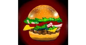 Drawing of Burger by Namie