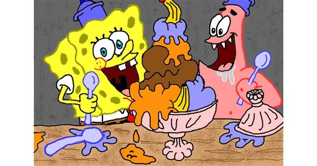 Drawing of Ice cream by InessaC