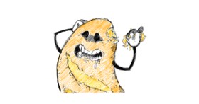 Drawing of Bread by Faldenn