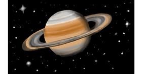 Drawing of Saturn by SAM AKA MARGARET 🙄