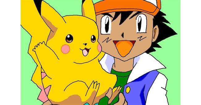 Pikachu-Zeichnung von InessA
