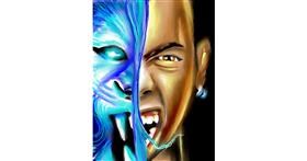 Drawing of Neymar by ⋆su⋆vinci彡