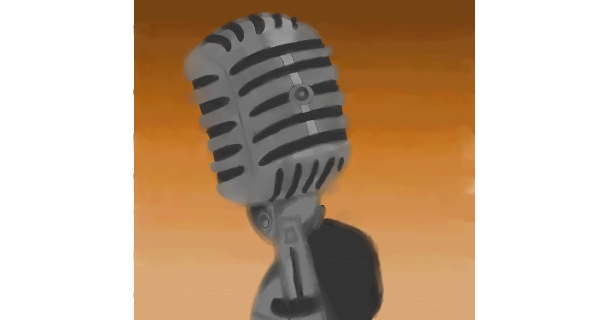 Drawing of Microphone by ヴィクトル