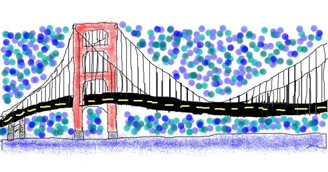 Drawing of Bridge by CoolHeart