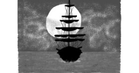 Drawing of Sailboat by AlexTib