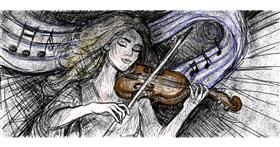 Violina - autor: try using colors 🌈