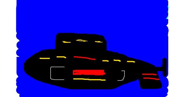 U-Boot-Zeichnung von Marina🥃