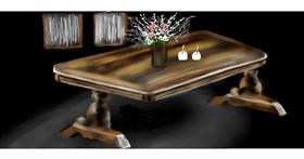 Drawing of Table by Chaching