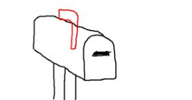 Drawing of Mailbox by Niggakhamelion