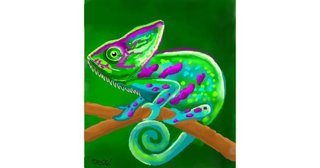 Drawing of #word by #artist
                .Replace(