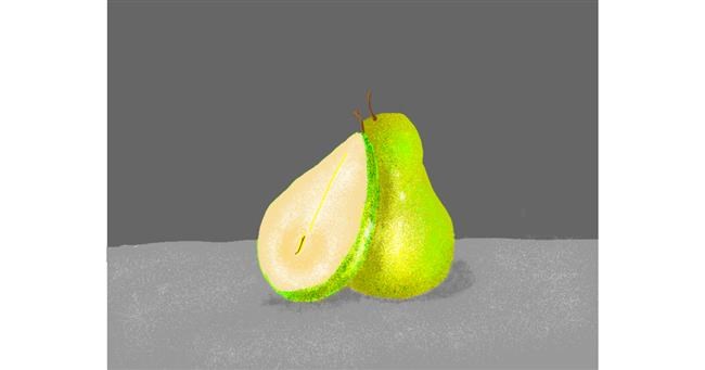 Drawing of Pear by Darta