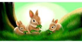 Drawing of Rabbit by Yukhei
