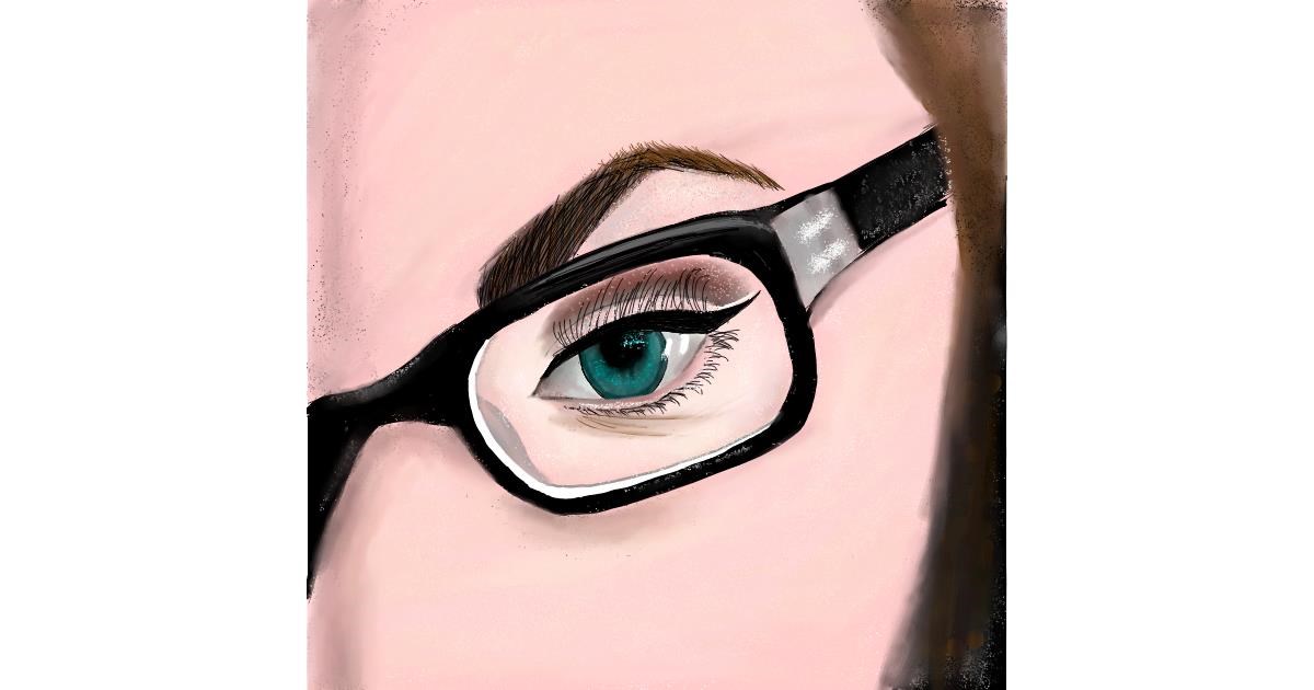 Drawing of Glasses by Lou