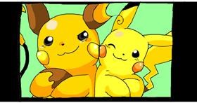 Pikachu-Zeichnung von InessA