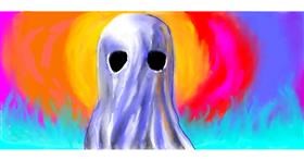 Drawing of Ghost by DebbyLee