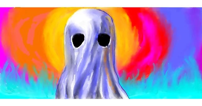 Drawing of Ghost by Debidolittle