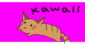 Drawing of Cat by Destiny