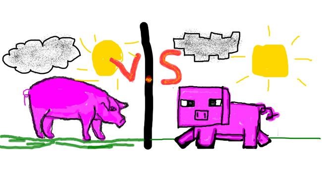 Schwein-Zeichnung von Shaterstar