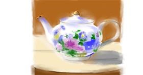 Teekanne-Zeichnung von Herbert