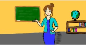 Drawing of Teacher by YAY✌️