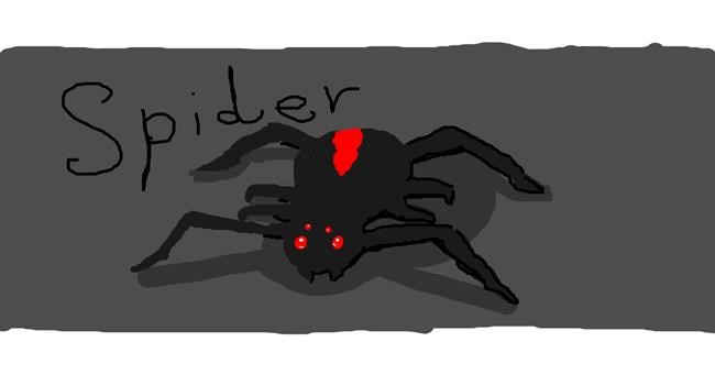 Drawing of Spider by -.ila.Playz.Roblox.-