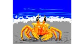 Drawing of Crab by Gabby