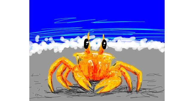 Drawing of Crab by Gabby