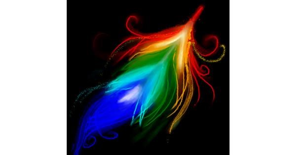 Drawing Of Feather By Ri Drawize Gallery