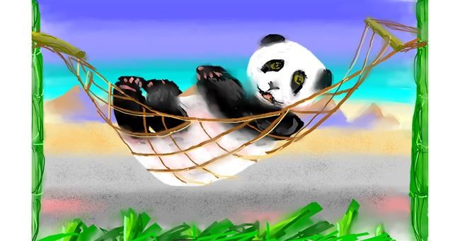 Panda-Zeichnung von Herbert